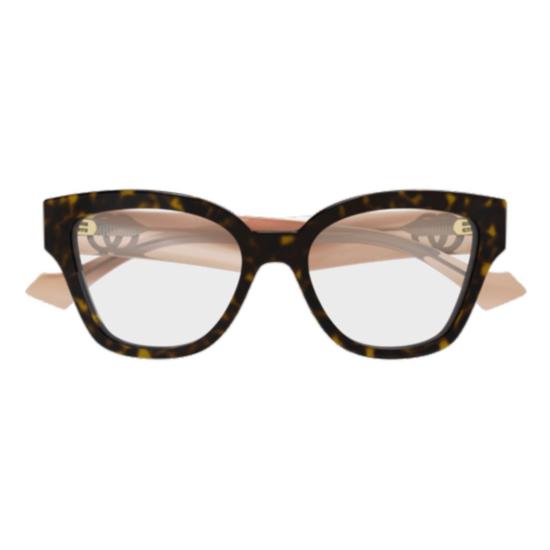 25FW 구찌 선글라스 GG1424O 014 HAVANA PINK TRANSPARENT