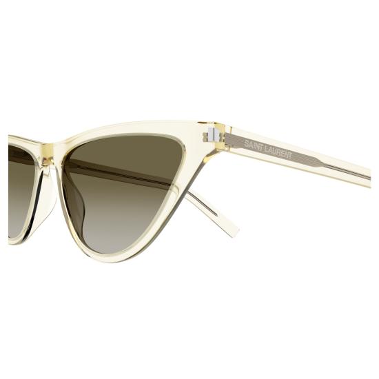 25FW 생로랑 선글라스 SL 550 SLIM 005 YELLOW YELLOW BROWN - SAINT LAURENT