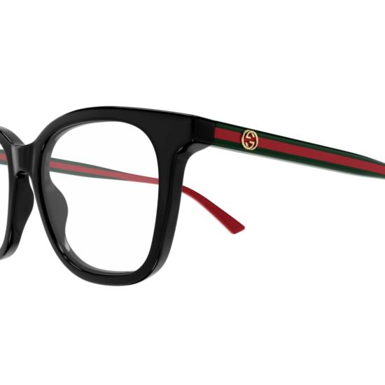 25FW 구찌 선글라스 GG1864O 001 BLACK GREEN TRANSPARENT - GUCCI