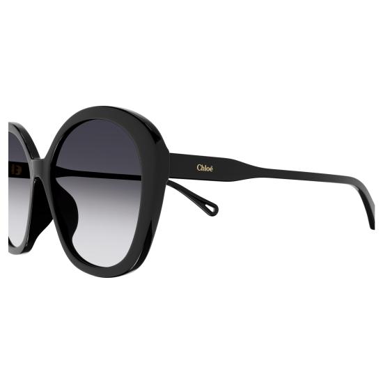 26SS 끌로에 선글라스 CH0081S 005 BLACK BLACK BLUE - CHLOE