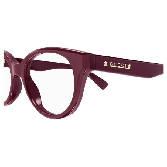 25FW 구찌 선글라스 GG1590O 006 BURGUNDY BURGUNDY TRANSPARENT - GUCCI