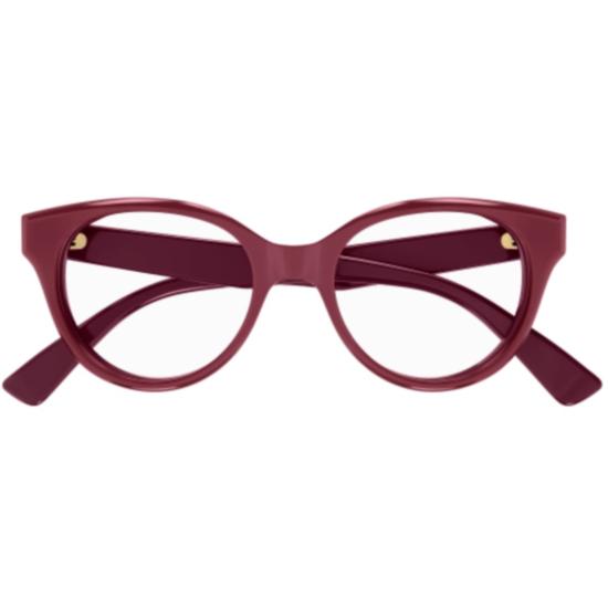 25FW 구찌 선글라스 GG1590O 006 BURGUNDY BURGUNDY TRANSPARENT - GUCCI