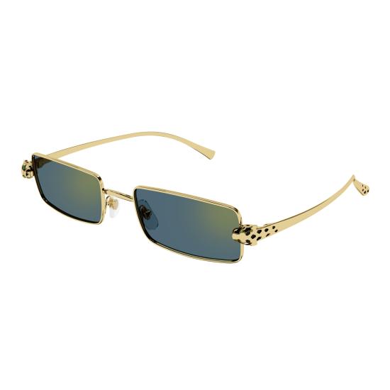 25FW 까르띠에 선글라스 CT0473S 003 GOLD GOLD GREEN - CARTIER
