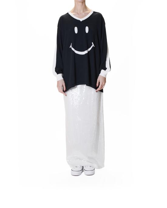 26SS 모스키노 스웨터 0928 0500 1555 NERO BIANCO - MOSCHINO