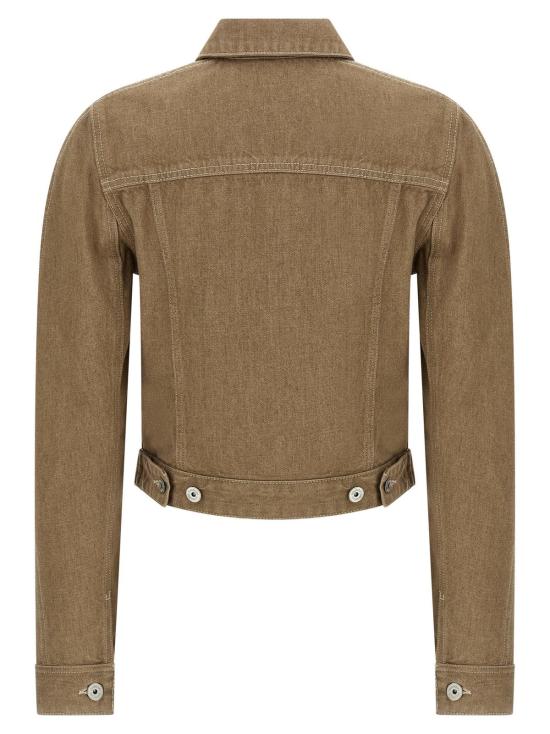  자크뮈스 데님 자켓 Jacquemus La Veste Ovalo 카고 재킷 베이지 - JACQUEMUS