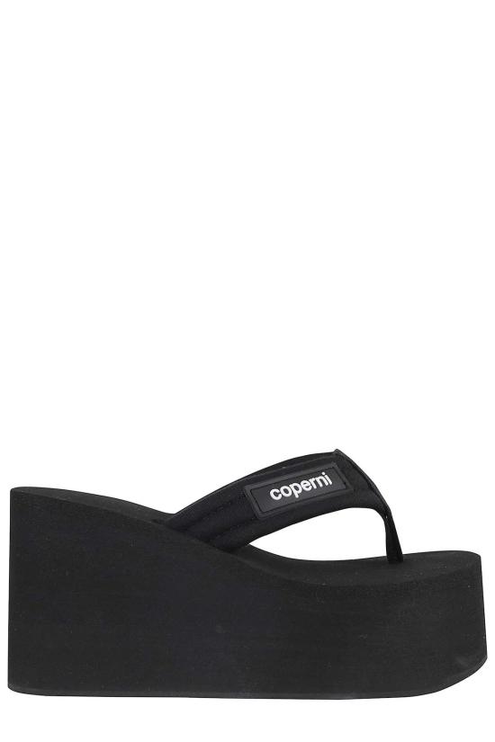  코페르니 샌들 웨지  블랙