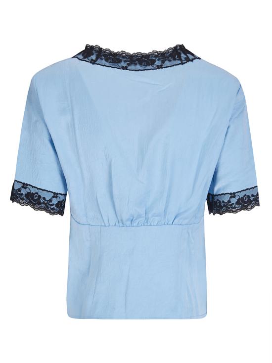 26SS 바움 운드 페르드가르텐 반팔 티셔츠 24796 C7503 Dusk Blue - BAUM UND PFERDGARTEN