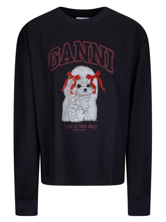 26SS 가니 푸들 롱슬리브 티셔츠 A1050036 252 PHANTOM