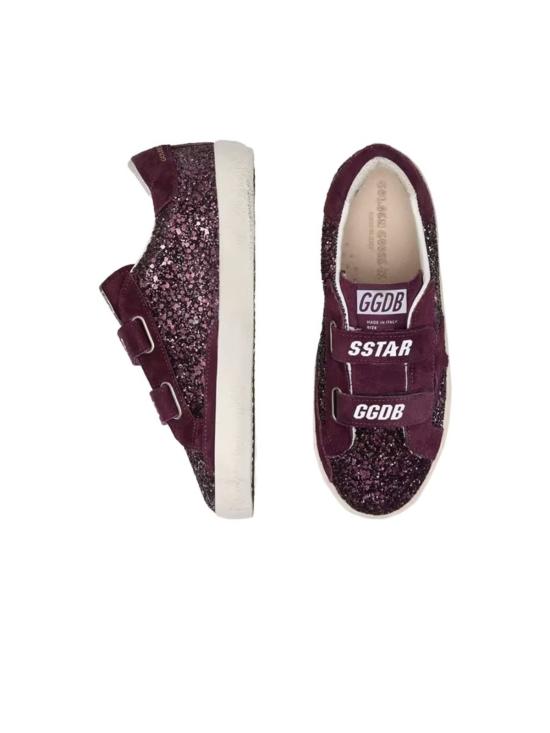  [키즈] 골든구스 스니커즈 골든 구스 키즈 스니커즈 버건디 색상 - GOLDEN GOOSE