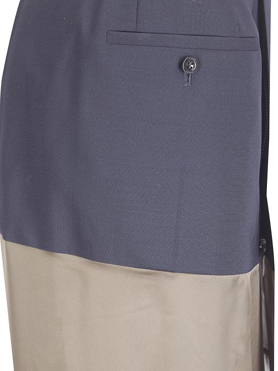 26SS 사카이 롱 스커트 2608432 212 NAVY KHAKI - SACAI