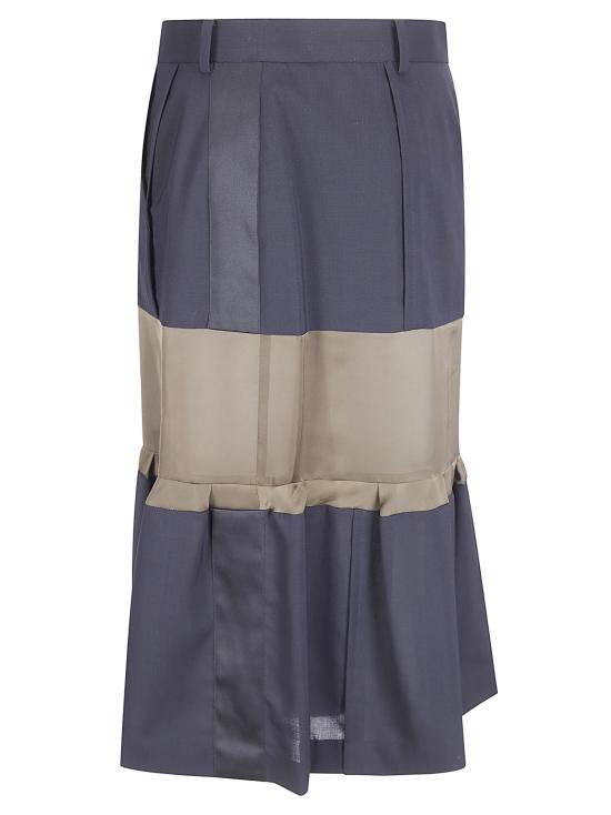 26SS 사카이 롱 스커트 2608432 212 NAVY KHAKI - SACAI