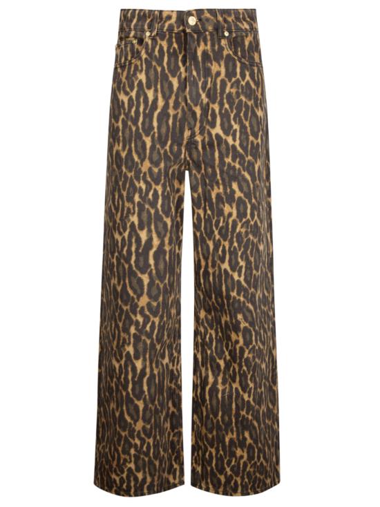 26SS 가니 레오파드 배기진 A1100033 894 Khaki