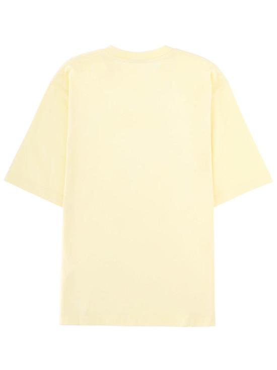  디스퀘어드2 반팔 티셔츠 Dsquared2 여름 빈티지 티셔츠 옐로우 - DSQUARED2