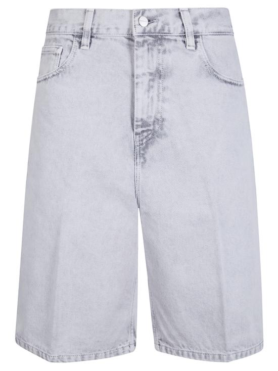 26SS 칼하트 WIP 숏팬츠 I036530 895F BLACK CHALK WASH