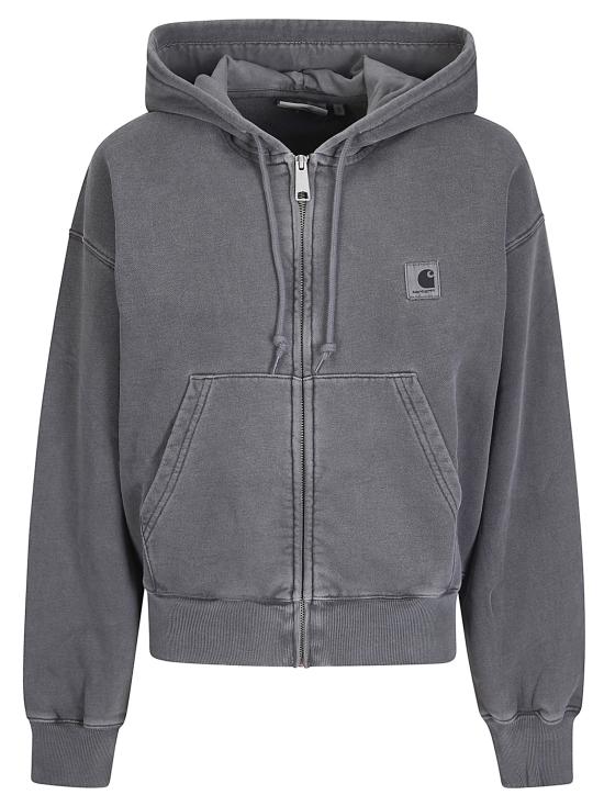 26SS 칼하트 WIP 후디드 넬슨 자켓 가먼트 다이드 I033830 89GD Black Garment Dyed