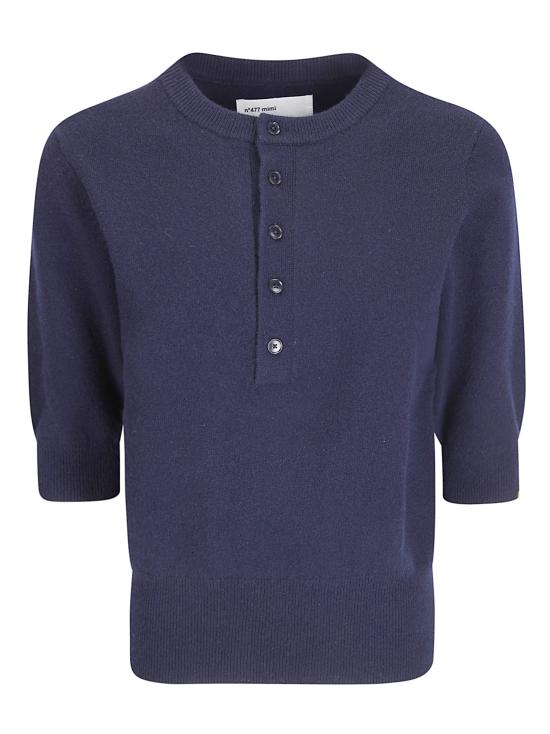 26SS 익스트림캐시미어 후드 티셔츠 47700101TU01 NAVY