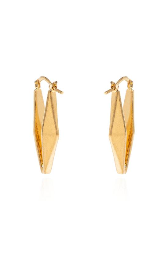  지미추 이어링 로고 각인 귀걸이 - JIMMY CHOO