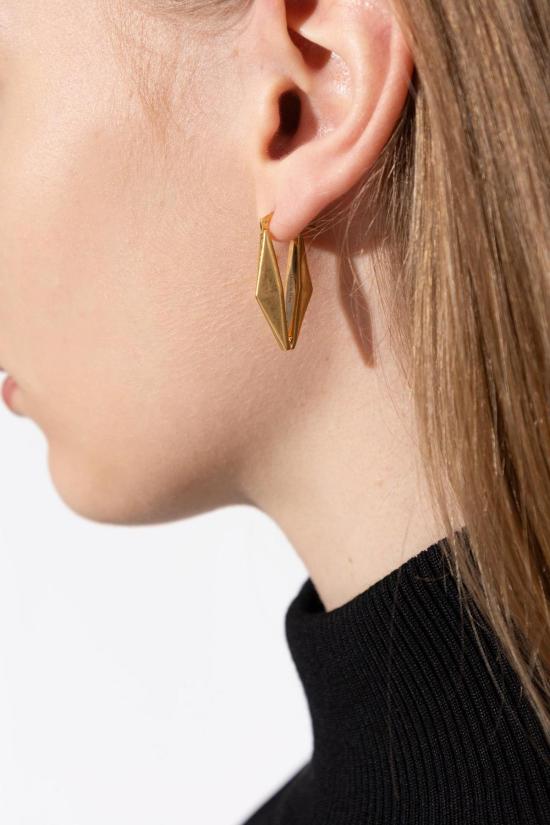  지미추 이어링 로고 각인 귀걸이 - JIMMY CHOO