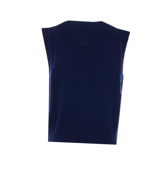 26SS 아미 알렉산드르 마티우시 베스트 UKS860 KN0156A116 Blue - AMI ALEXANDRE MATIUSSI