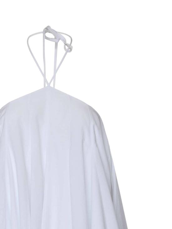  자크뮈스 숏 원피스 Jacquemus La Robe 트라이앵글 코트 미니 드레스 화이트 - JACQUEMUS