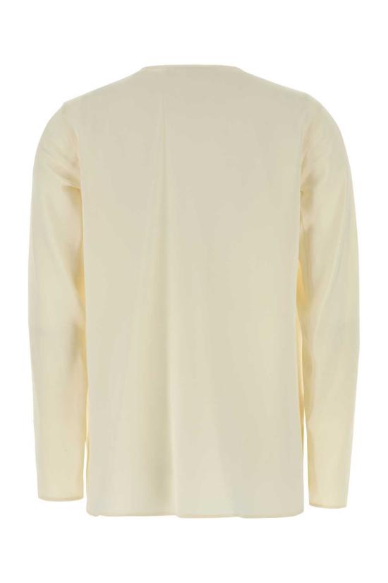  막스마라 블라우스 Max Mara Mitico 스트레치 실크  아이보리 - MAX MARA