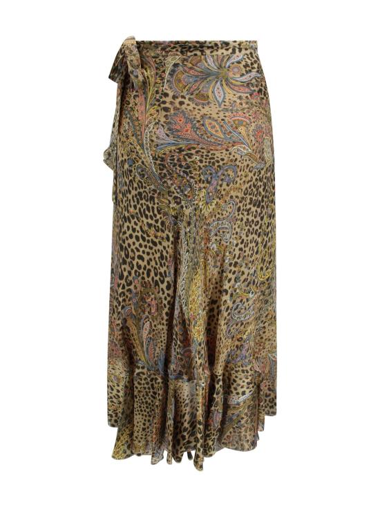  에트로 미디 스커트 페오 당제 - ETRO