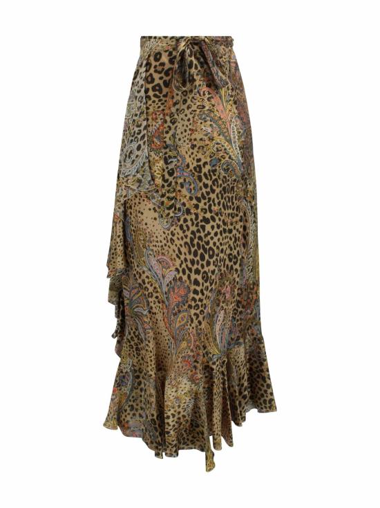  에트로 미디 스커트 페오 당제 - ETRO