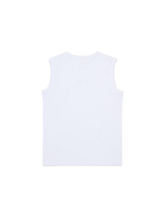  [키즈] MM6 메종마르지엘라 티셔츠 메종 마르지엘라 키즈 MM6  (로고 포함) 화이트 - MM6 MAISON MARGIELA