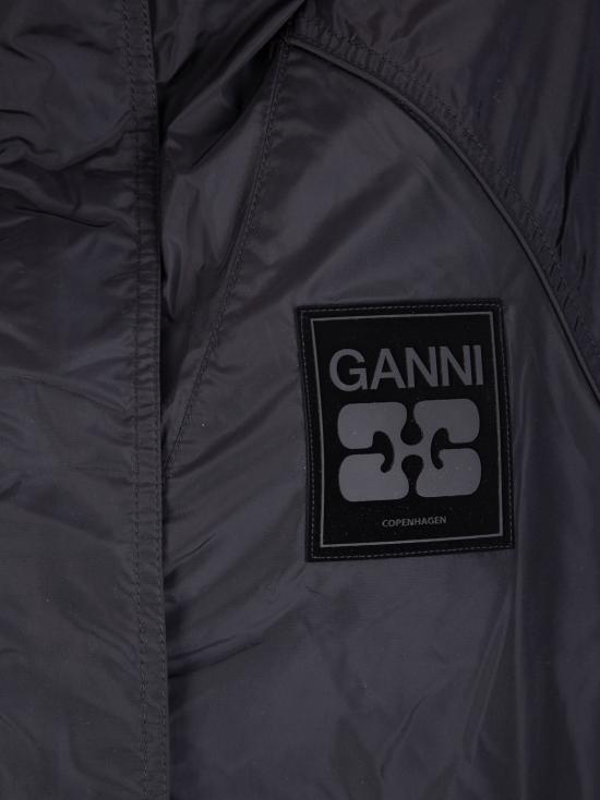 26SS 가니 나일론 자켓 W0736 099 Black - GANNI