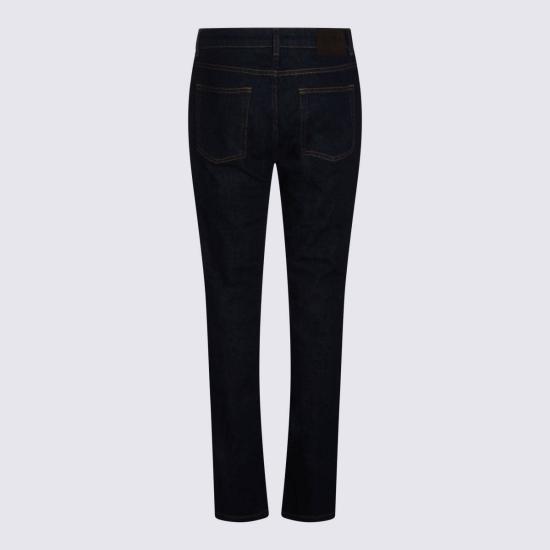  에트로 데님 팬츠 다크 블루 코튼 진 - ETRO