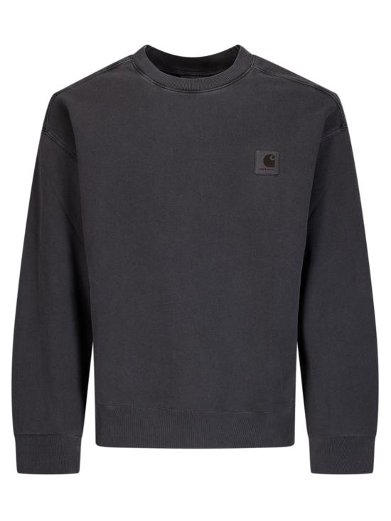 26SS 칼하트 WIP 넬슨 스웨트셔츠 I029957 89GD Black Garment Dyed