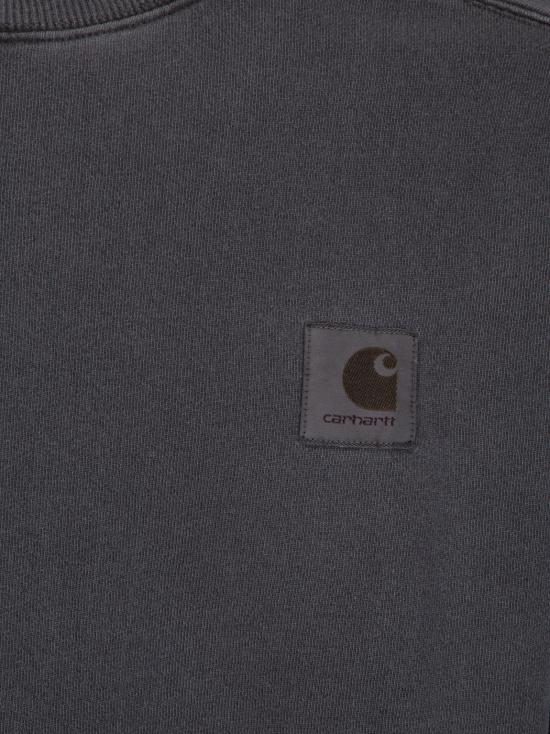 26SS 칼하트 WIP 넬슨 스웨트셔츠 I029957 89GD Black Garment Dyed - CARHARTT WIP