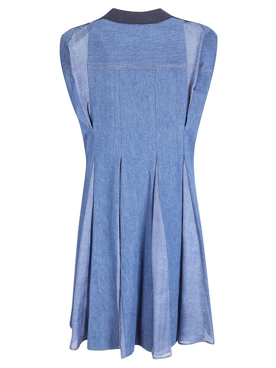 26SS 사카이 미디 원피스 2608472 210 NAVY BLUE - SACAI