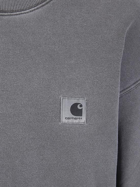 26SS 칼하트 WIP 넬슨 스웨트셔츠 I029537 89GD Black Garment Dyed - CARHARTT WIP