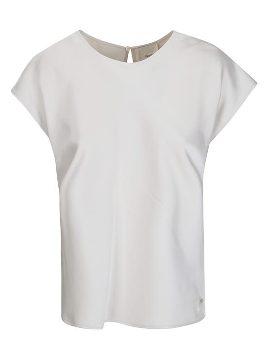 26SS CALVIN KLEIN STUDIO 반팔 티셔츠 LV044F147G67U 67U CHALK