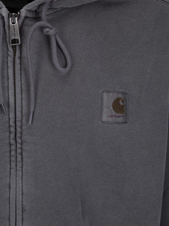 26SS 칼하트 WIP 후드 넬슨 자켓 I033064 89GD Black Garment Dyed - CARHARTT WIP