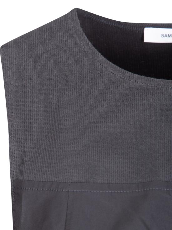 26SS 삼소앤삼소 반팔 티셔츠 F26100087 F26100087 BLACK - SAMSOE SAMSOE