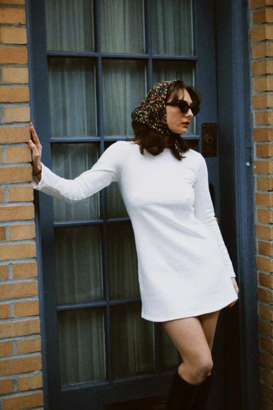  Cloak & Dagger 숏 원피스 클록 앤 대거 바르도 미니 드레스 블랑쉬 - OTHER BRANDS