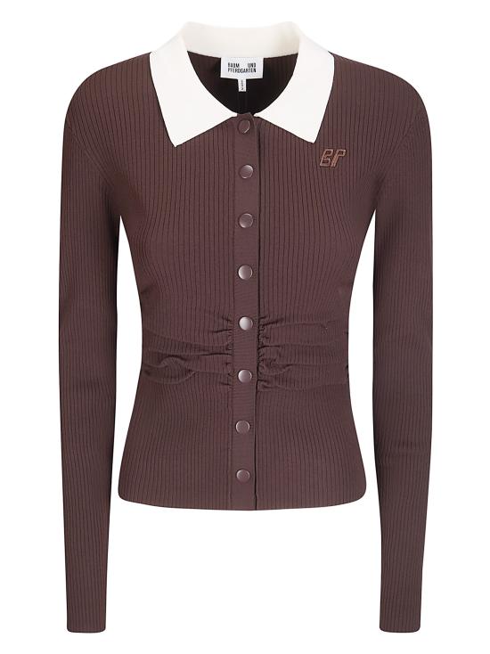 26SS 바움 운드 페르드가르텐 폴로 티셔츠 24769 C8165 Hot Fudge