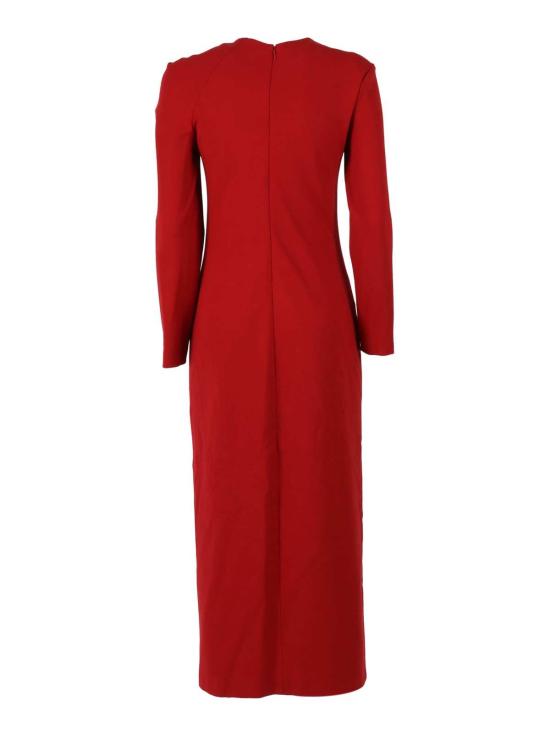  엠포리오 아르마니 스웨터 드레스  레드 - EMPORIO ARMANI