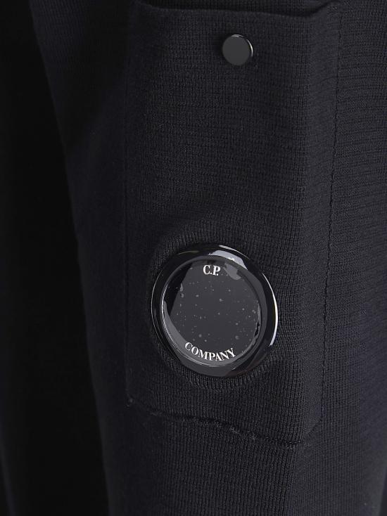 26SS 씨피 컴퍼니 코튼 씨 아일랜드 렌즈 스웨터 20CMKN097A110560A 999 BLACK - C.P. COMPANY