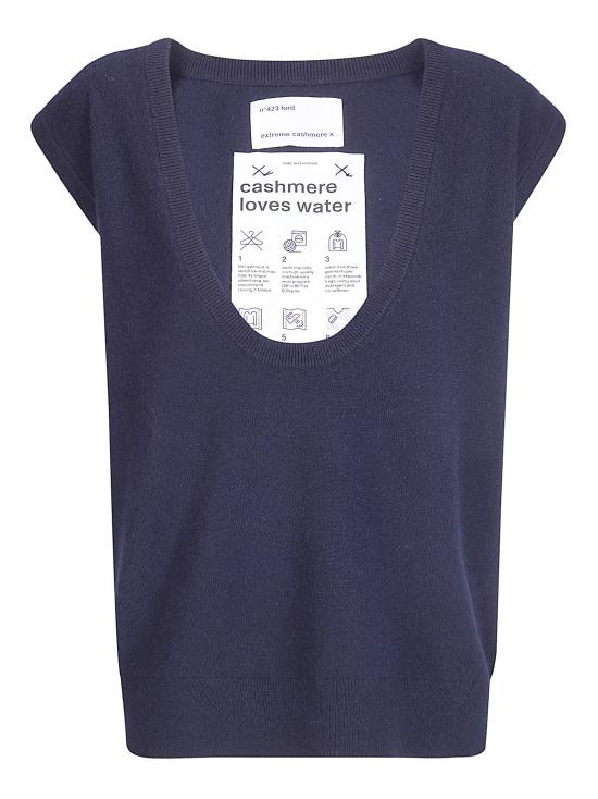 26SS 익스트림캐시미어 반팔 티셔츠 42300101TU05 NAVY