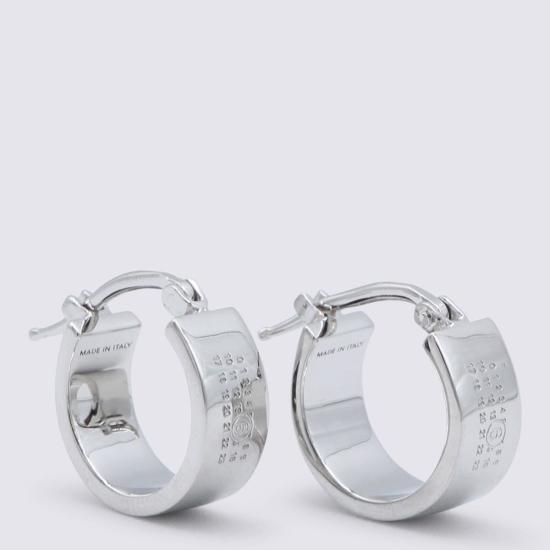  MM6 메종마르지엘라 이어링 Mm6 메종 마르지엘라 실버 브라스  (광택 처리된 팔라듐)