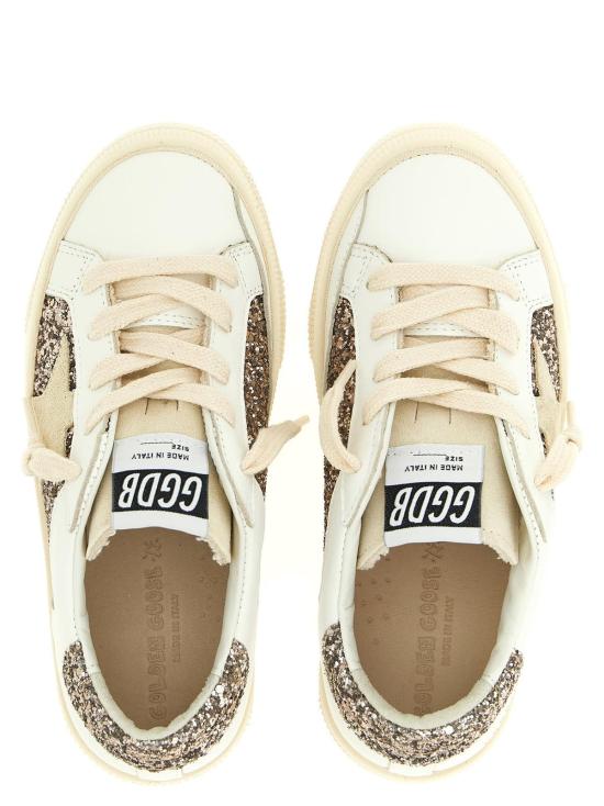  [키즈] 골든구스 스니커즈 골든 구스 키즈 메이 스니커즈 베이지 - GOLDEN GOOSE