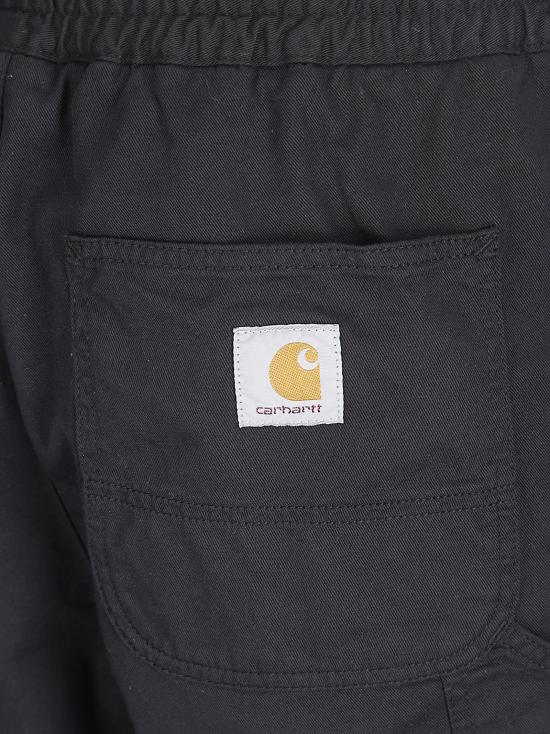 26SS 칼하트 WIP 플린트 쇼츠 I030480 89GD Black Garment Dyed - CARHARTT WIP