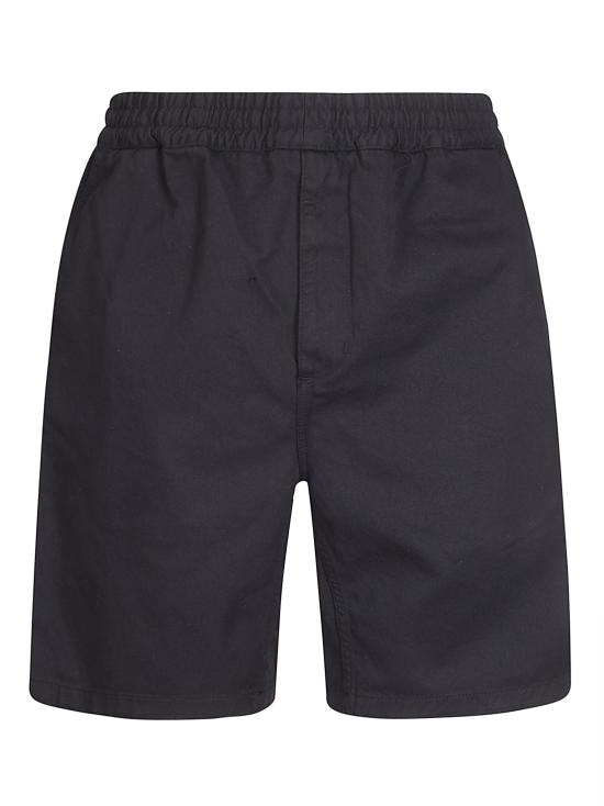 26SS 칼하트 WIP 플린트 쇼츠 I030480 89GD Black Garment Dyed