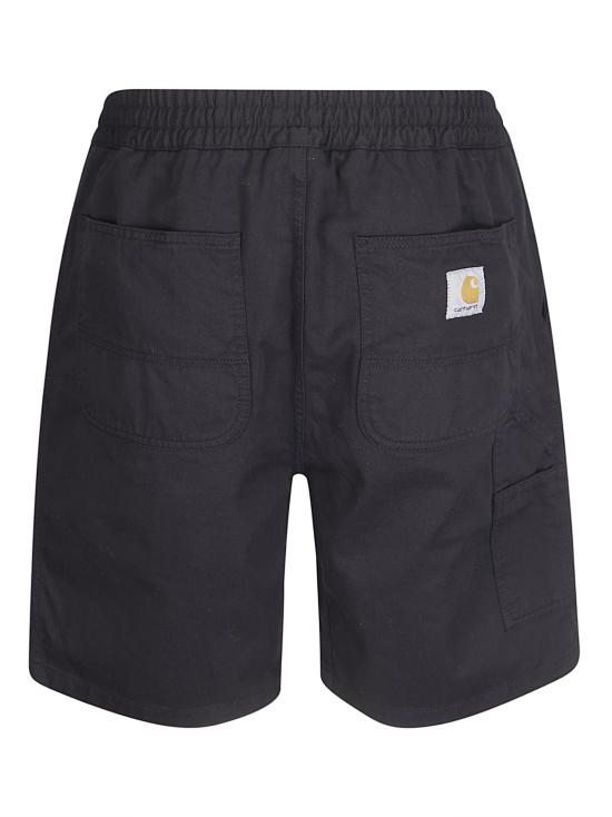 26SS 칼하트 WIP 플린트 쇼츠 I030480 89GD Black Garment Dyed - CARHARTT WIP