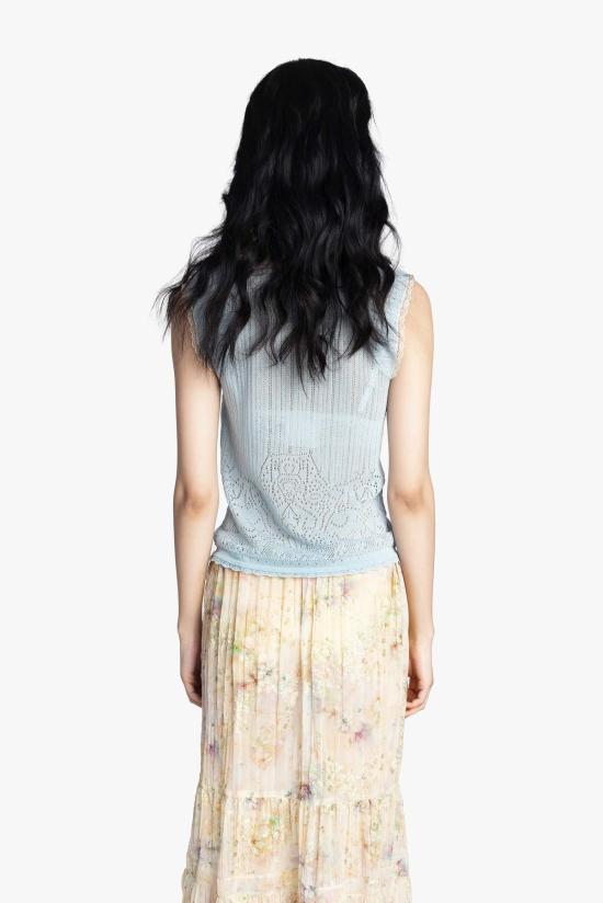  안나 수이 캐미솔 란제리 레이스 니트 - ANNA SUI