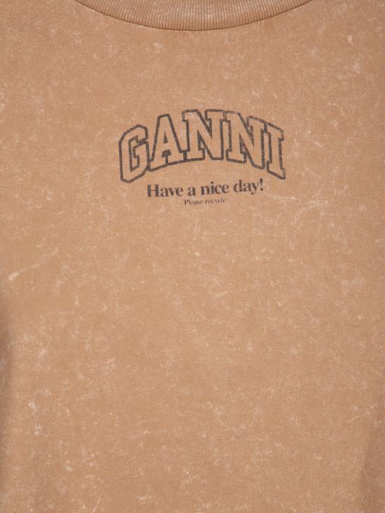 26SS 가니 반팔 티셔츠 A1050159 03P Coca Mocha - GANNI