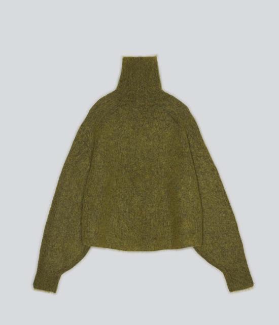  사야카 다비스 뉴욕 터틀넥 사야카 데이비스 뉴욕 모헤어 하이넥 스웨터 말차 - SAYAKA DAVIS NEW YORK